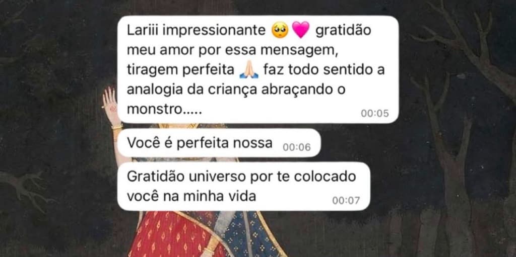 Depoimento e feedback real de Tiragem Perfeita & Acolhimento